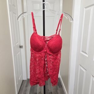 La SENZA Red Lace Lingerie